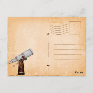 Teleskop-Beobachtungsstelle Postkarte