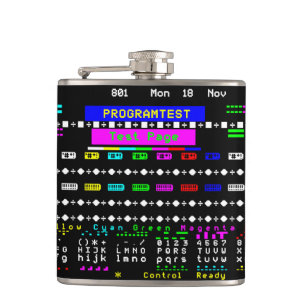Teletext-Testseite Flachmann
