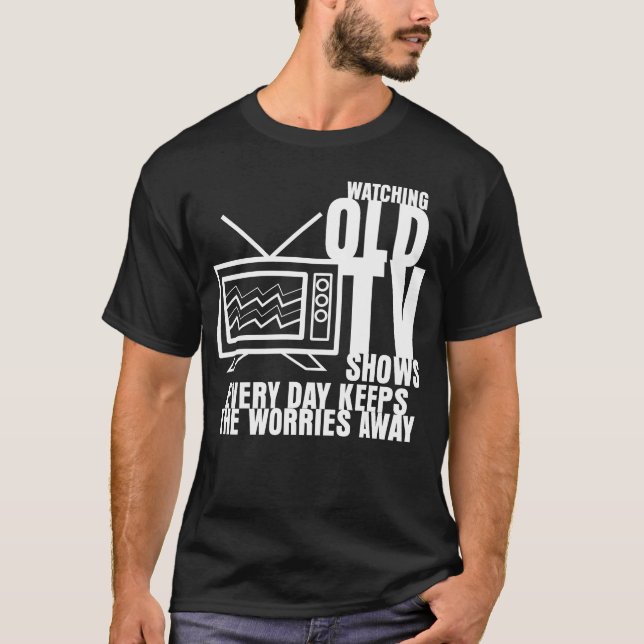 Television 90s 80s RetroV funny T-Shirt (Vorderseite)