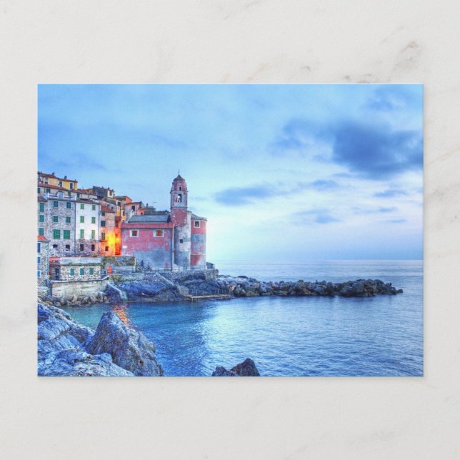 Tellaro, Italien Postkarte (Vorderseite)