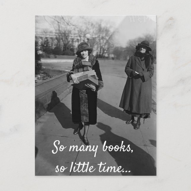 Tellement de livres carte postale (Devant)