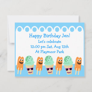 Tellement mignon Invitation Été