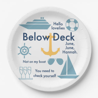 Teller aus Deck