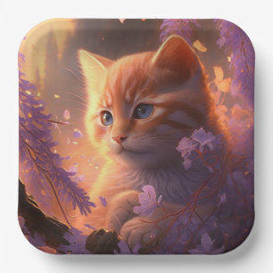 Teller aus Katzenpappe