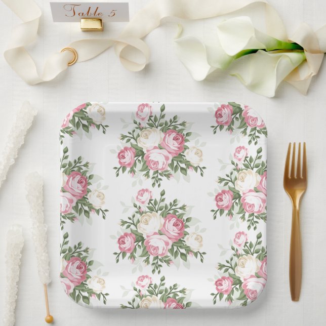 Teller aus Papier (Hochzeit)