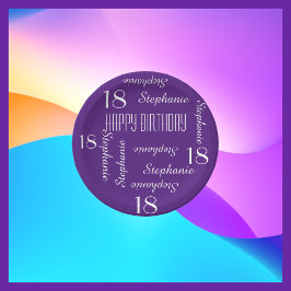 Teller aus Papier, 18. Geburtstagspartei - Wiederh