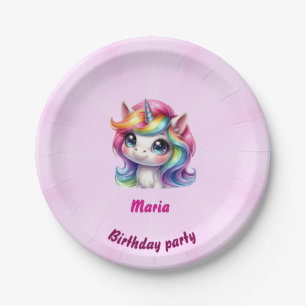 Teller aus Papier und Party niedlich