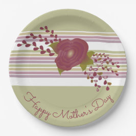 Teller aus Pastellstreifen