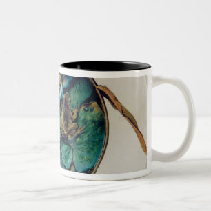 Teller, c.1870-80 zweifarbige tasse