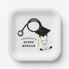 Teller der Krankenschwester Graduation Party
