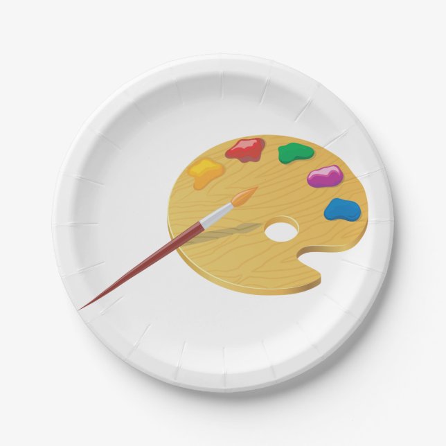 Teller der Malerpalette (Vorderseite)