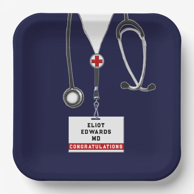 Teller der Medical School Graduation Party (Vorderseite)