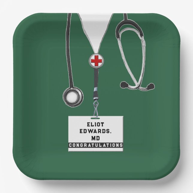 Teller der Medical School Graduation Party (Vorderseite)