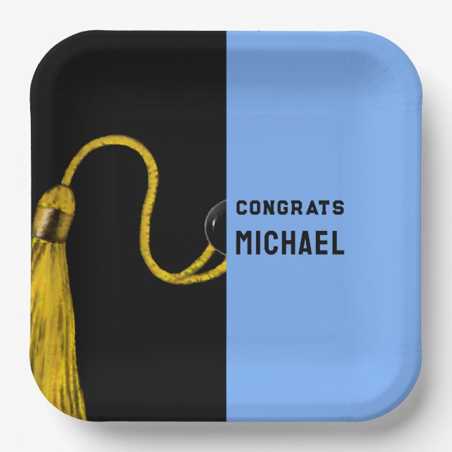 Teller der personalisierten Graduierungspartei (Vorderseite)