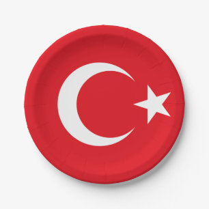 Teller des türkischen Papiers