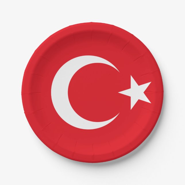 Teller des türkischen Papiers (Vorderseite)