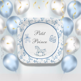 Teller für Baby-Party Petit Prince Französische Ch