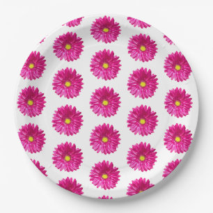 Teller für Blumenpapier in Pink