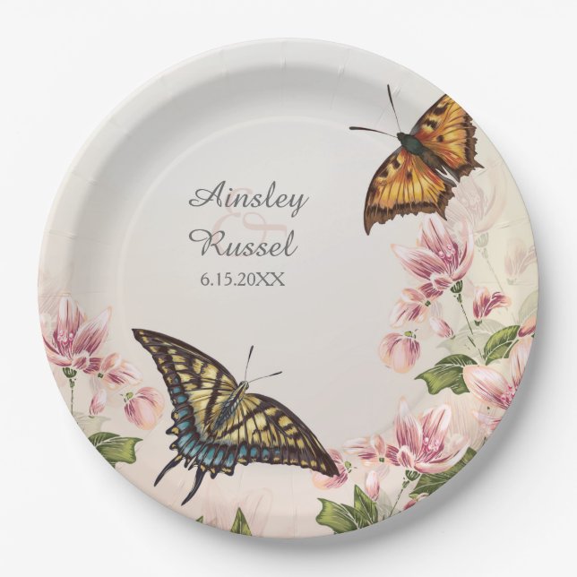 Teller für Butterfly Garden (Vorderseite)