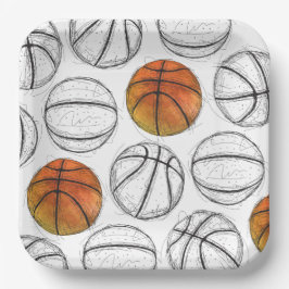 Teller für das Basketballkorb