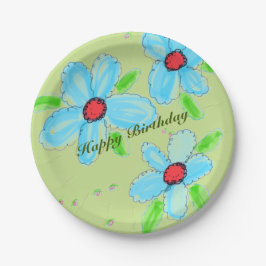 Teller für das blaue Party