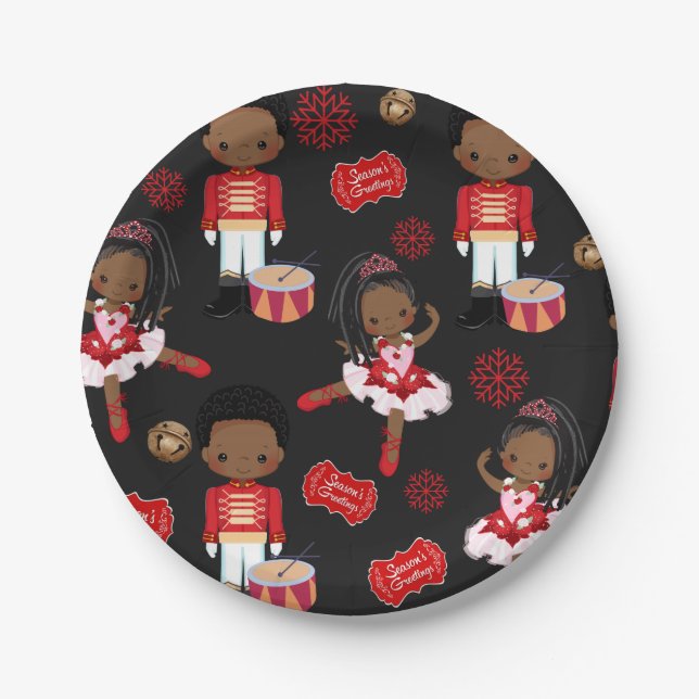 Teller für das Kulturerbe Holiday Nutcracker (Vorderseite)
