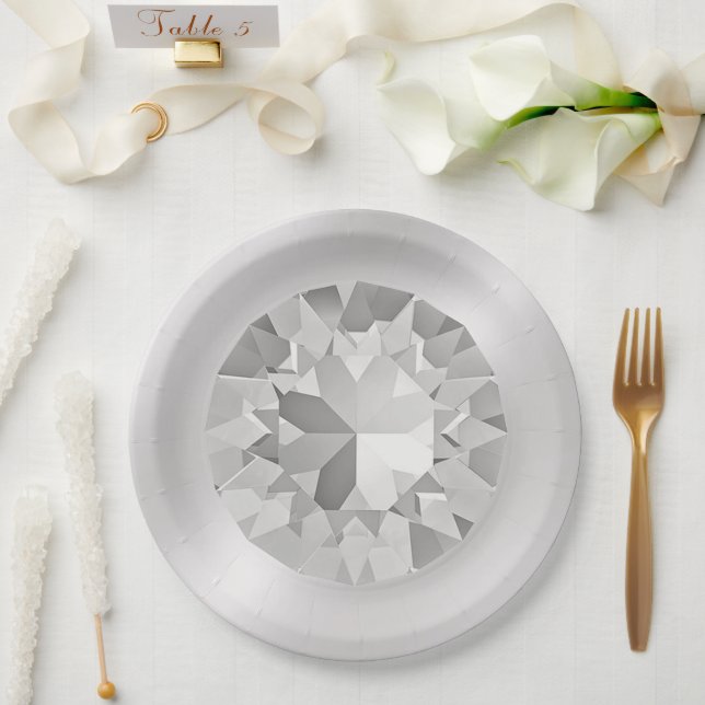 Teller für Diamanten (Hochzeit)