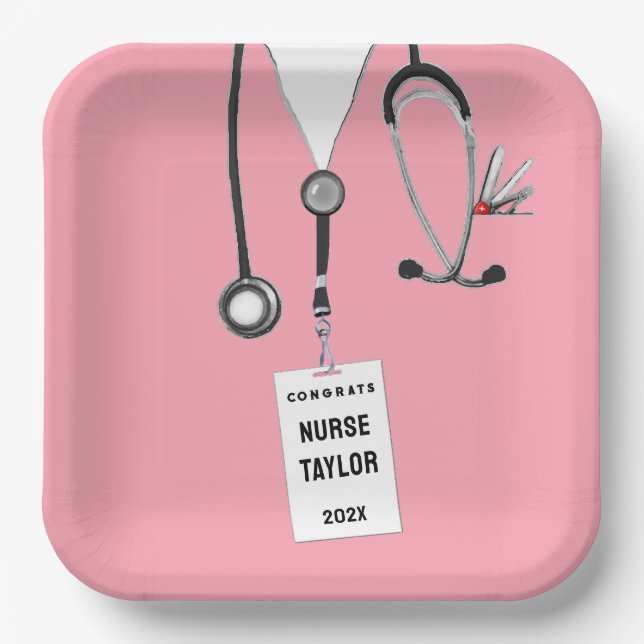 Teller für die Ausbildung von Krankenschwestern un (Vorderseite)