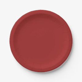 Teller für herkömmliches Rotes Papier