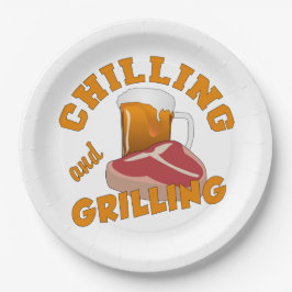Teller für Kühl- und Grillpapier