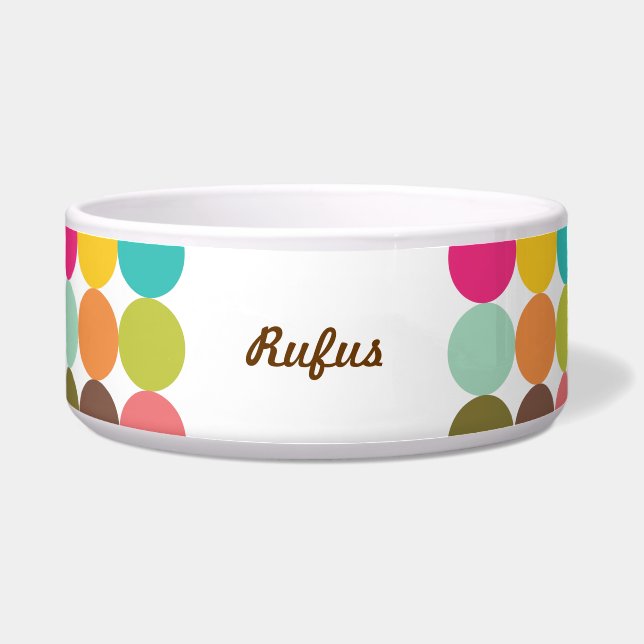 Teller für Maskottchen Hund Napf (Vorderseite)