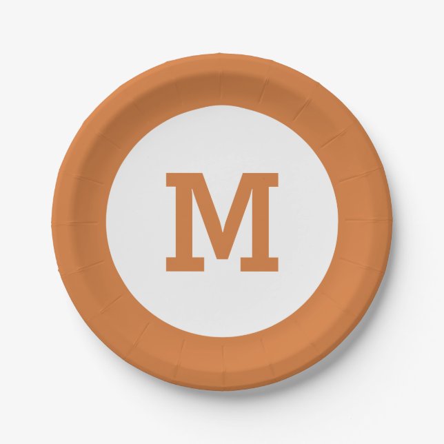 Teller für Monogramm (Vorderseite)