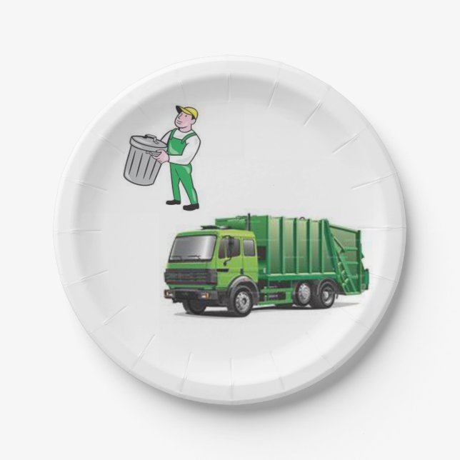 Teller Garbage Man (Vorderseite)