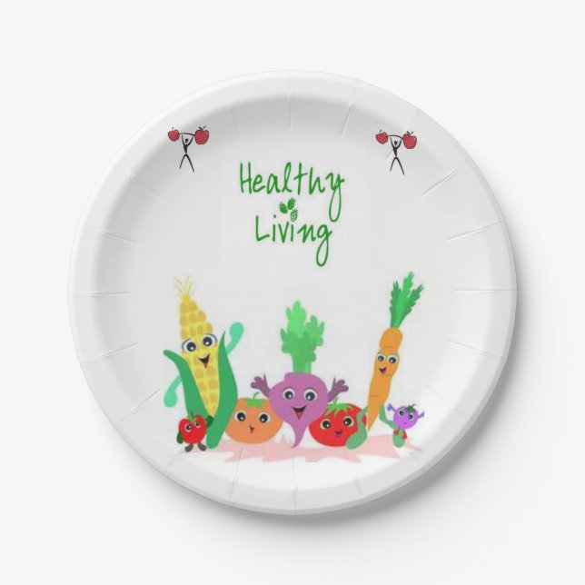 Teller gesund (Vorderseite)