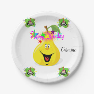 Teller, glücklich zum Geburtstag Birthday Birthday Pappteller