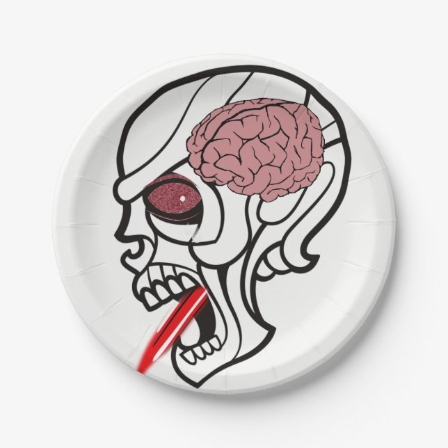 Teller Halloween (Vorderseite)