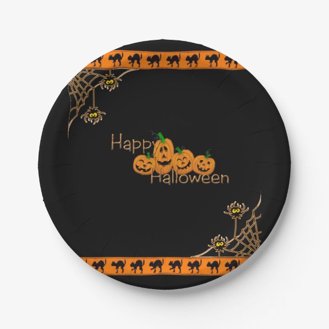 Teller Halloween (Vorderseite)