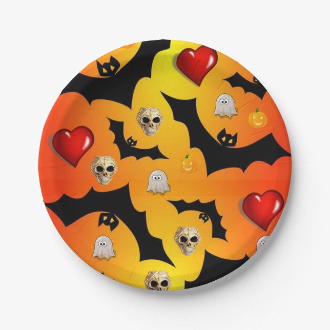 Teller Halloween (Vorderseite)