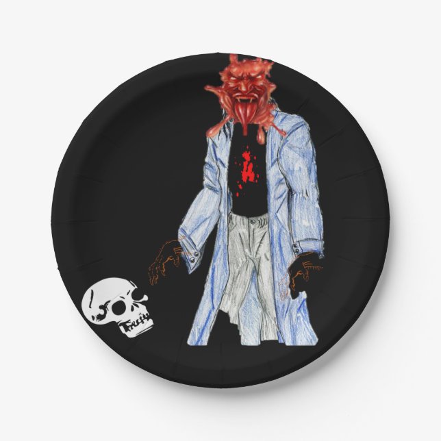 Teller Halloween (Vorderseite)