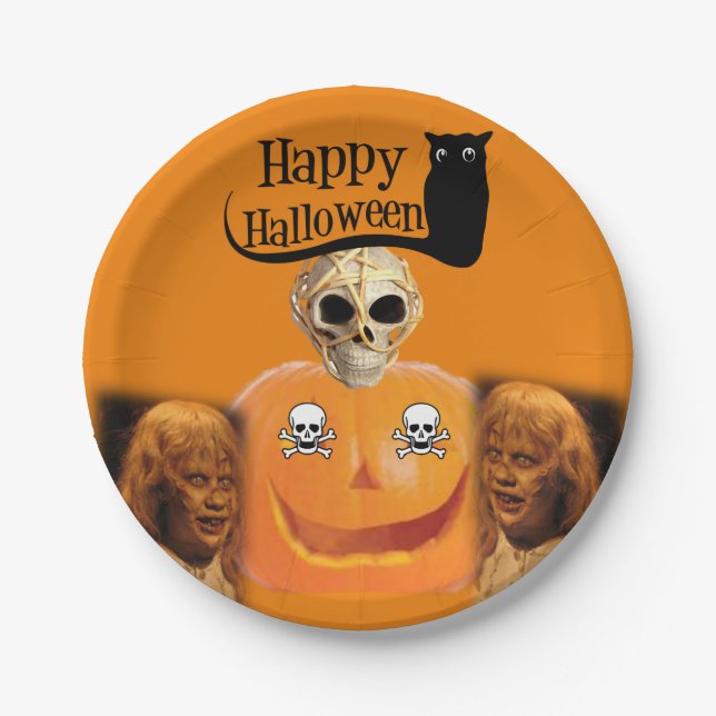 Teller Halloween (Vorderseite)