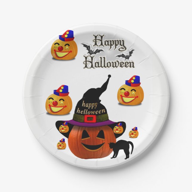 Teller Halloween (Vorderseite)
