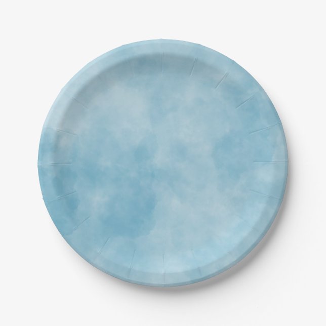 Teller - Kopf in den CLOUDS (Vorderseite)