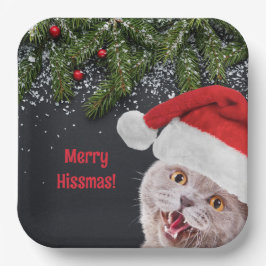 Teller, Merry Hissmas Pappteller
