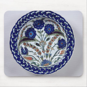 Teller mit einer Blumendekoration, Iznik Mousepad