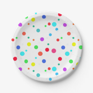 Teller mit vielen O' Spots