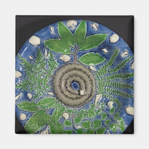 Teller, Palissy Ware Magnet
