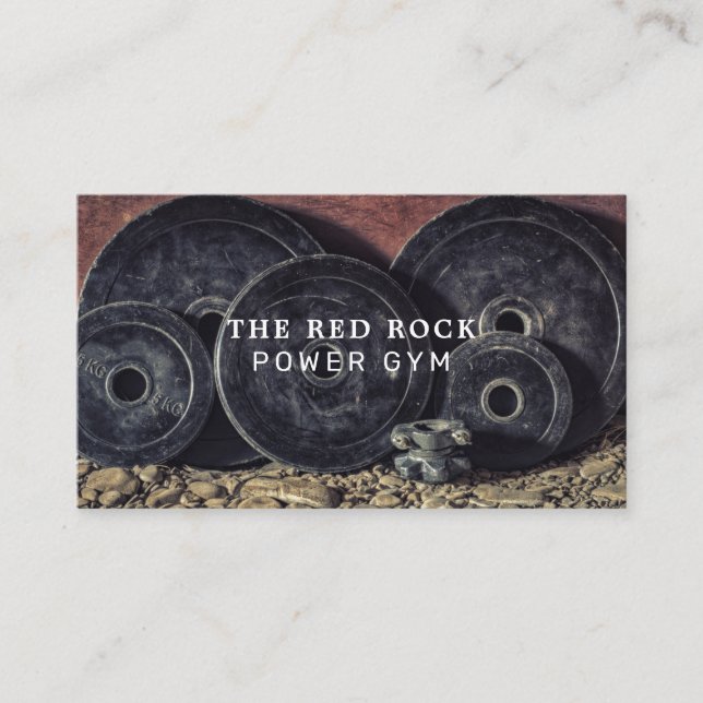 Teller, Personal Trainer, Fitnesslehrer Visitenkarte (Vorderseite)