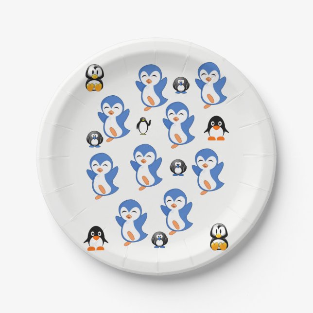 Teller Pinguine (Vorderseite)