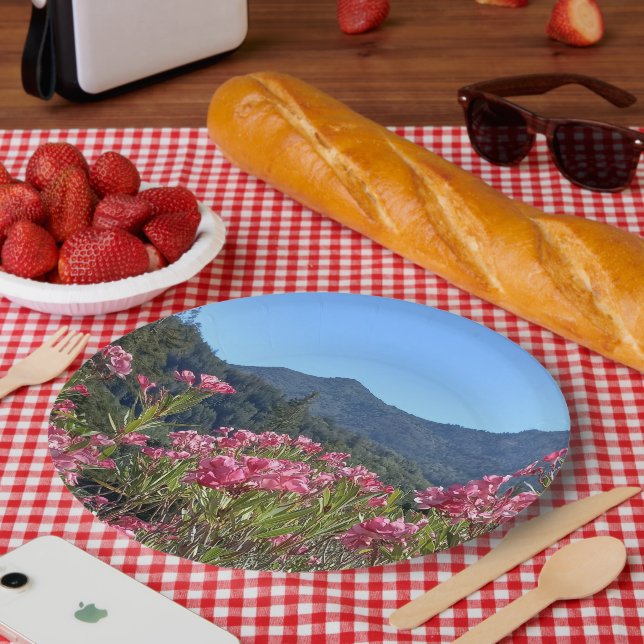 Teller und Bowls Tamalpais Rosa Blume (Picknick)
