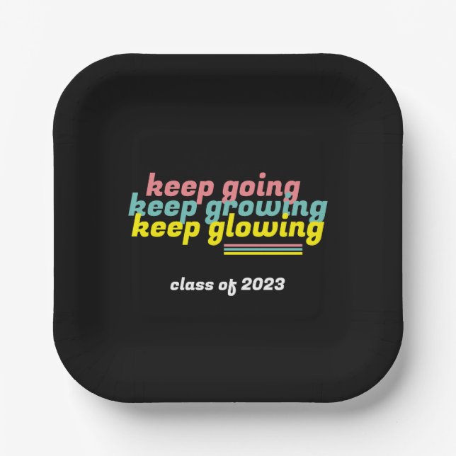 Teller von "Glows Graduation Party" behalten (Vorderseite)